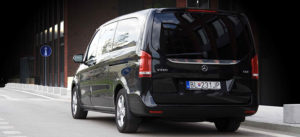 Bratislava vienna minivan Mercedes v-class-back